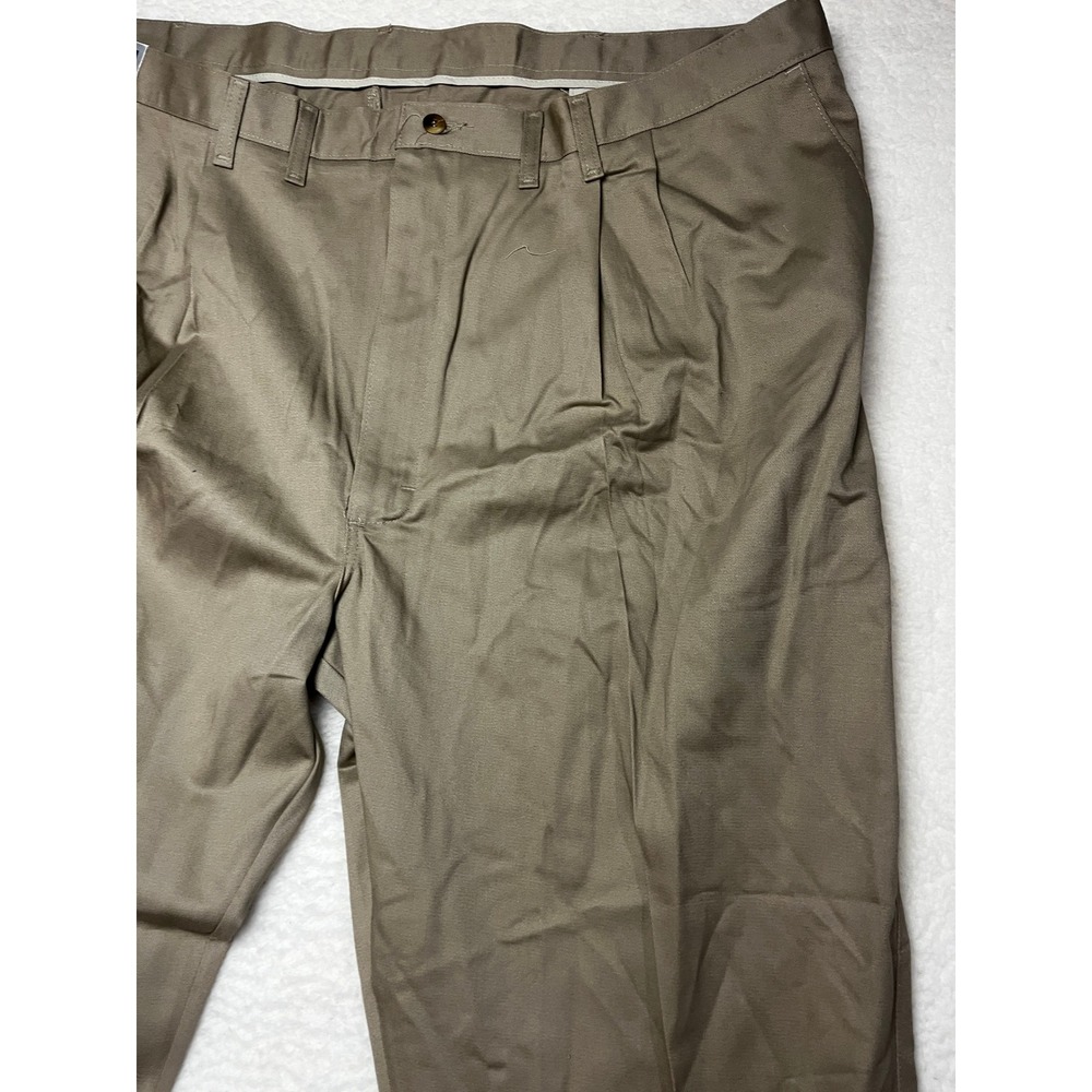 Timber Creek by Wrangler‎ Pants Mens 48x29 Khaki Ultimate Khakis Pleated 67100NK